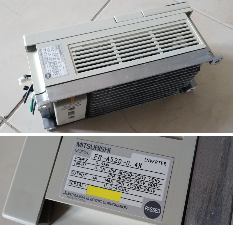 모닝힐][중고] Mitsubishi FR-A520-0.4K A500 Series Inverter 인버터]